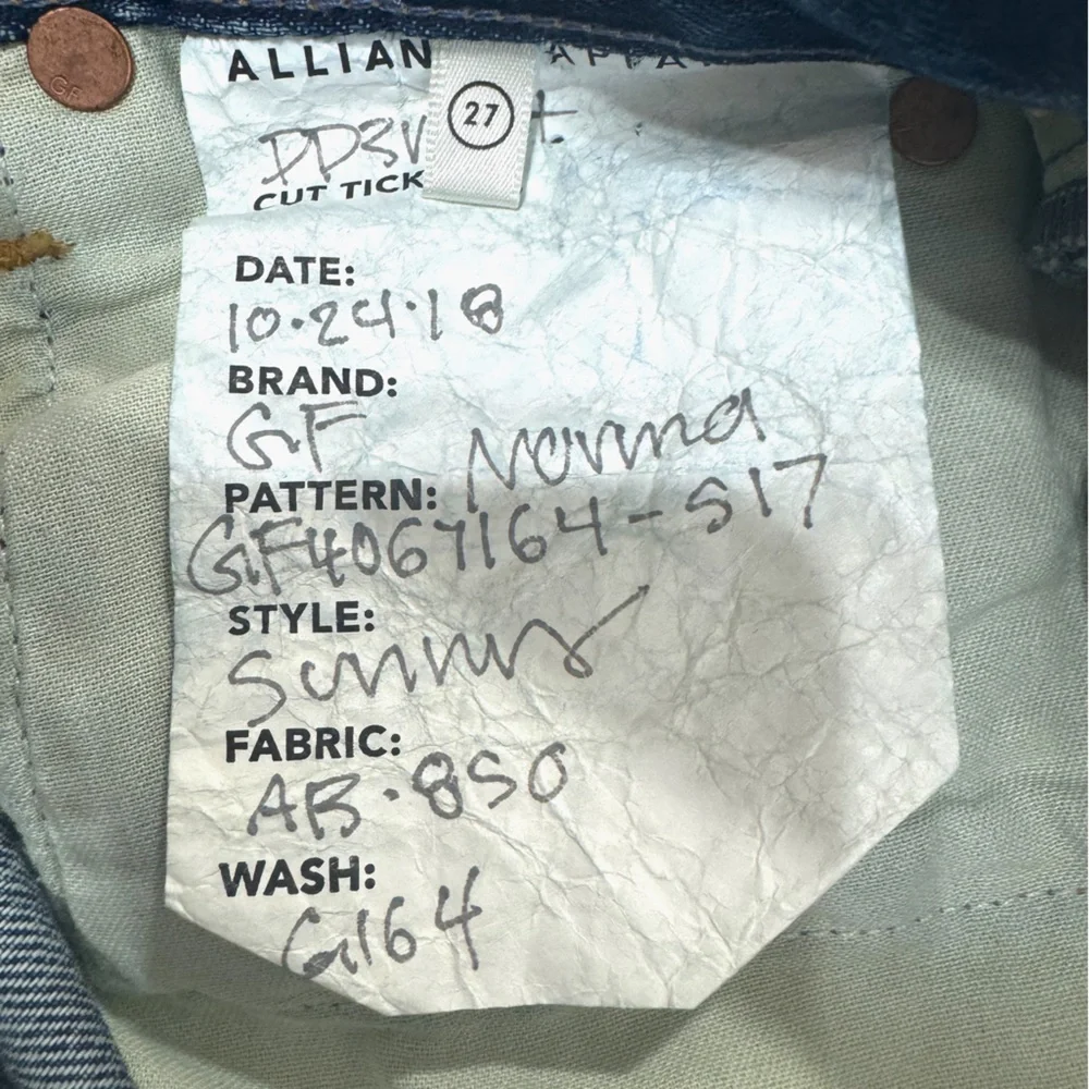 GRLFRND Straight Leg Jeans in Dark Blue Denim - Picture 13 of 13